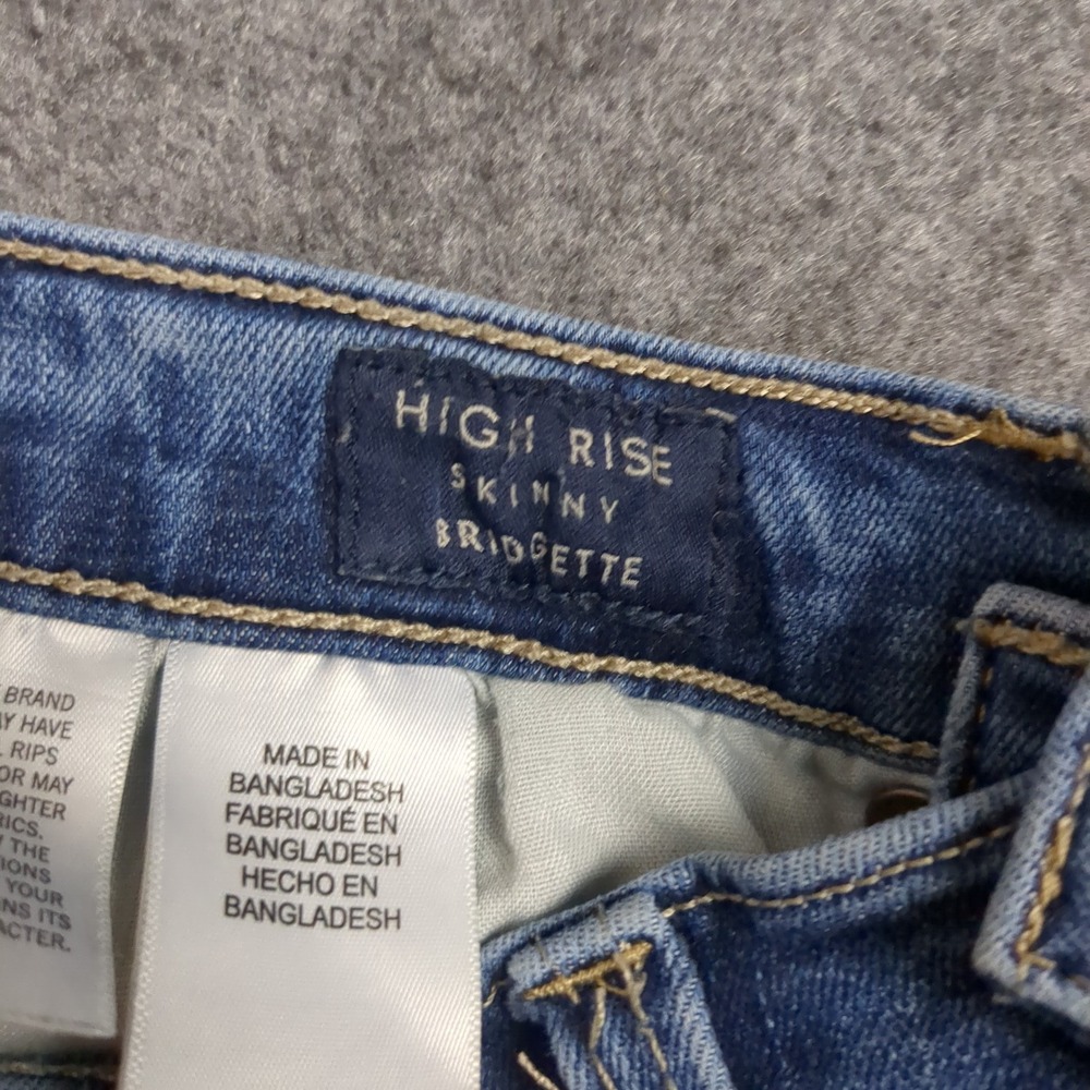 Lucky Brand Bridgette High Rise Skinny‎ Ankle Jeans Womens 4 27 Medium Wash Blue - Picture 11 of 16
